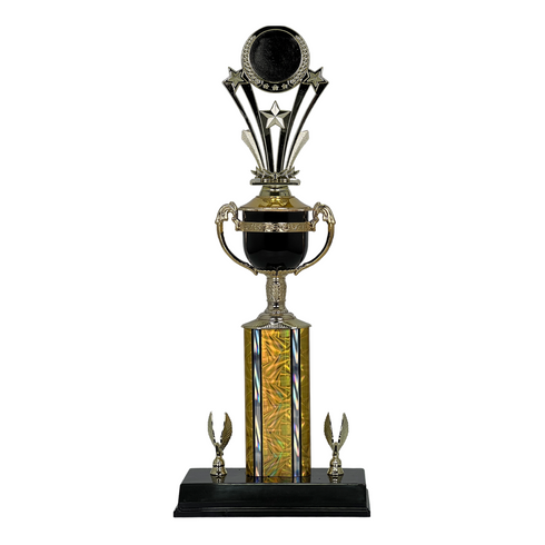 Trofeo de Tubo con Figura Serie 442 de Estrella Holder